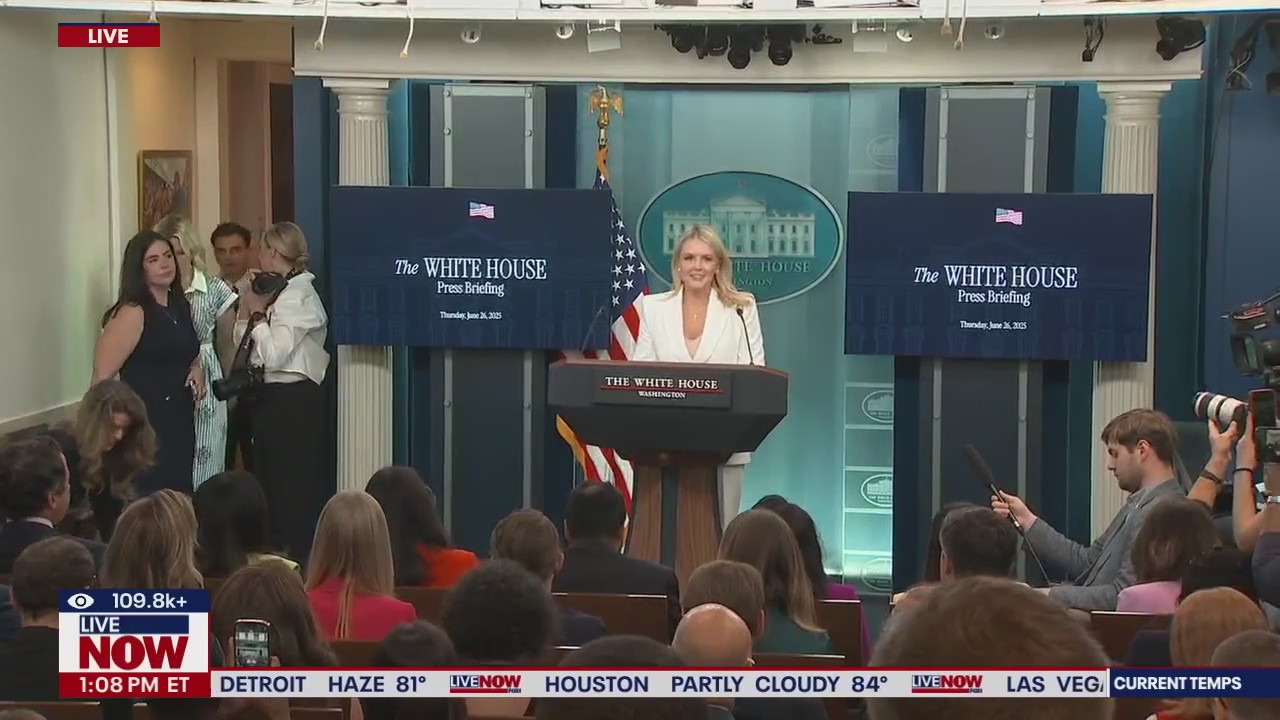 White House press briefing with Karoline Leavitt