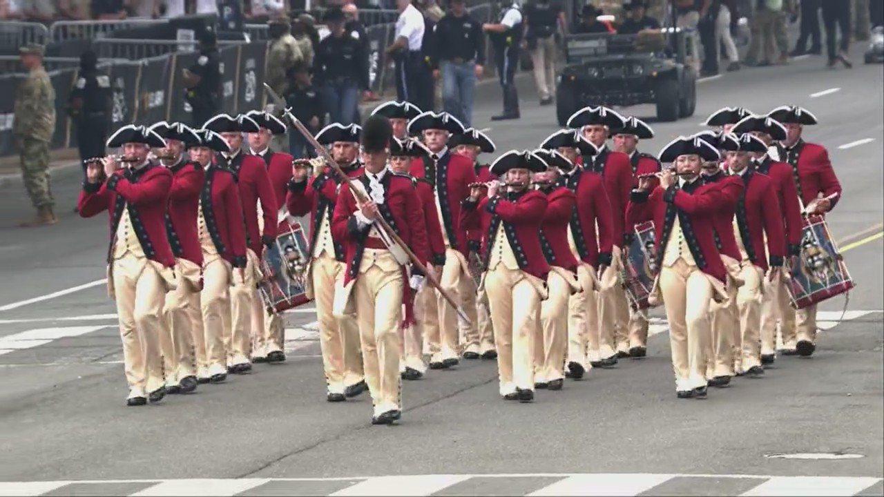 Military parade video: Revolutionary War era