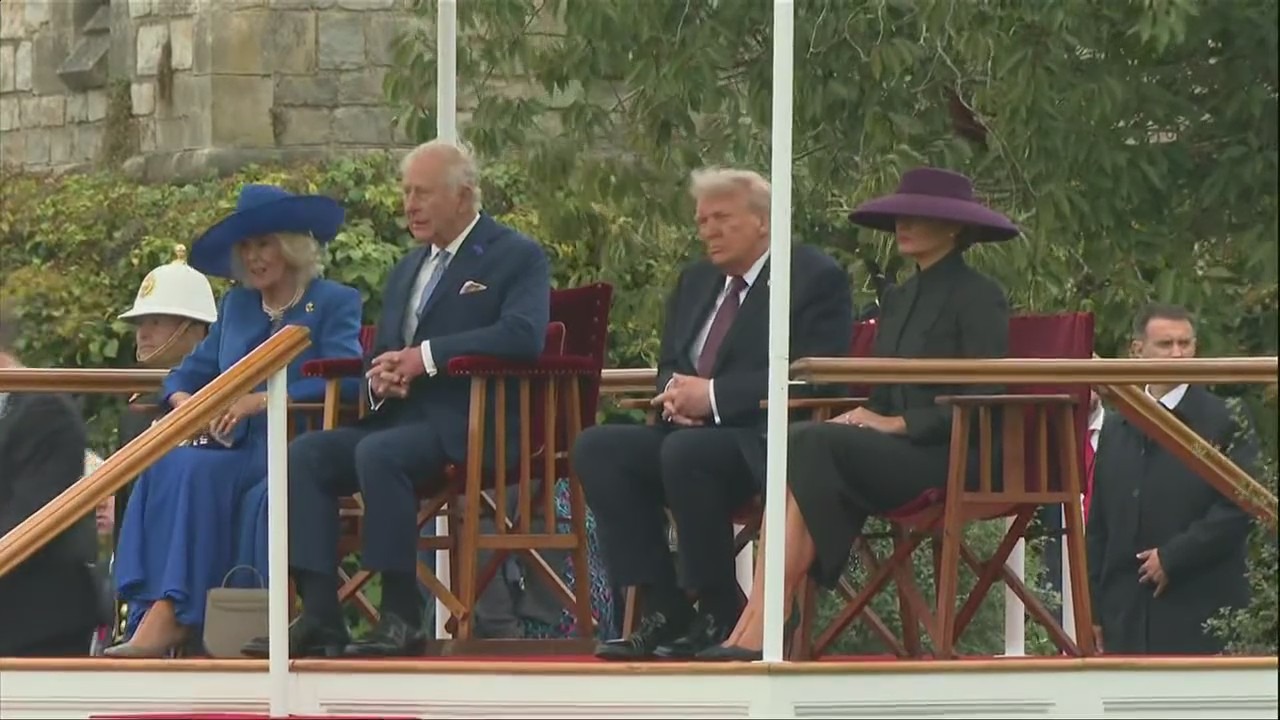 President Trump, First Lady attend performance in UK