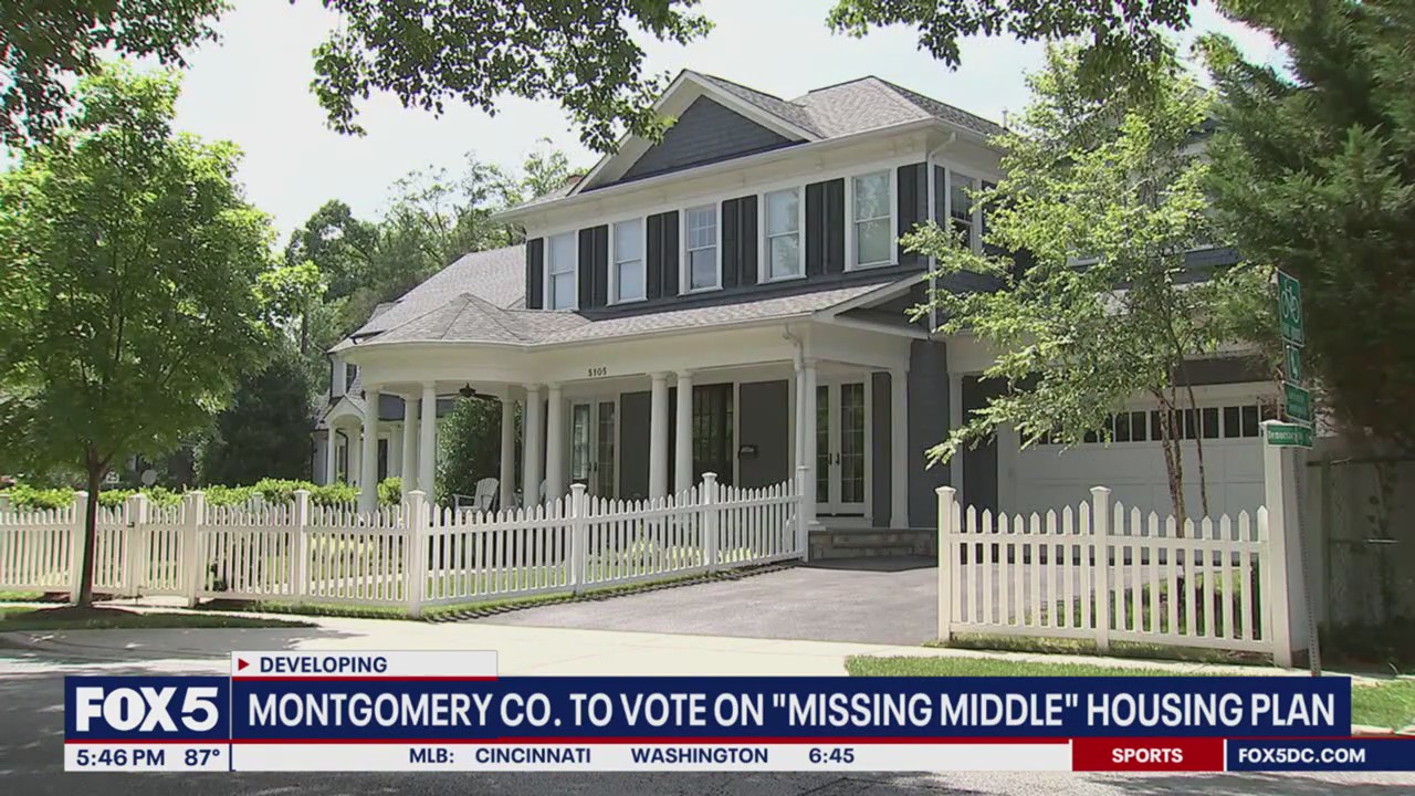 Montgomery County Council to vote on 'missing middle' housing plan