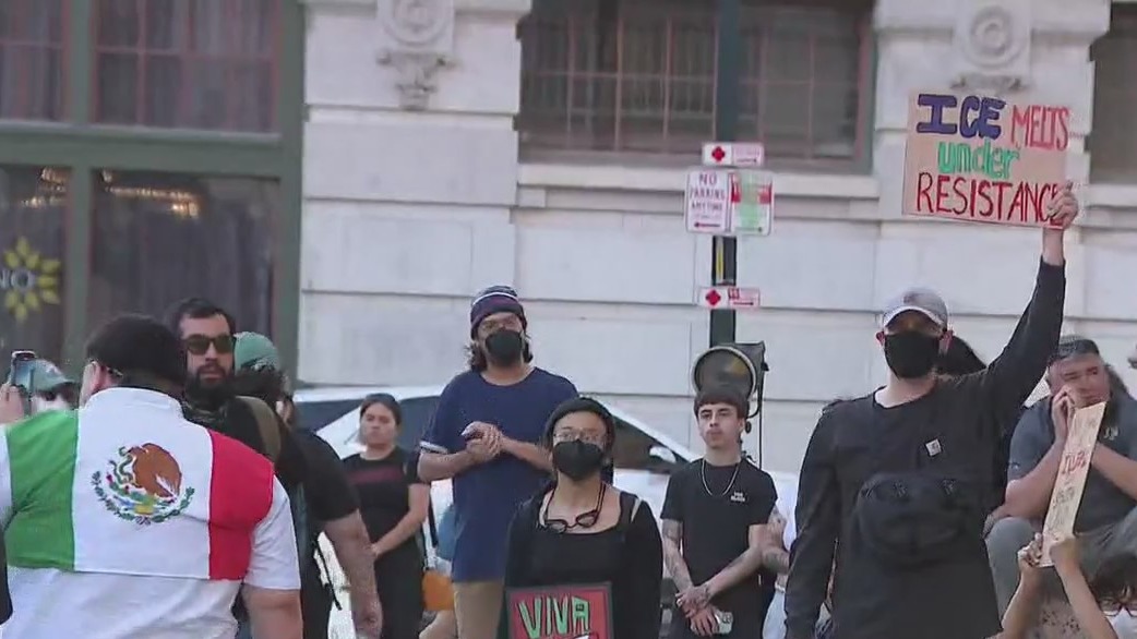 Anti-ICE protest in San Antonio
