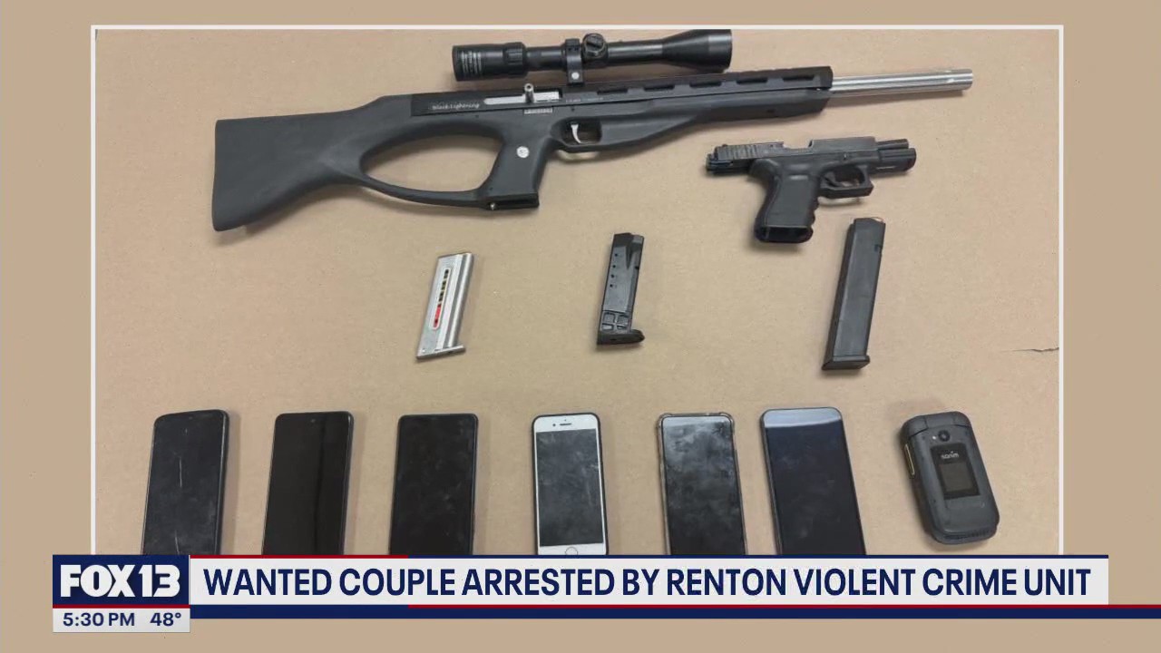 Wanted couple arrested by Renton violent crime unit