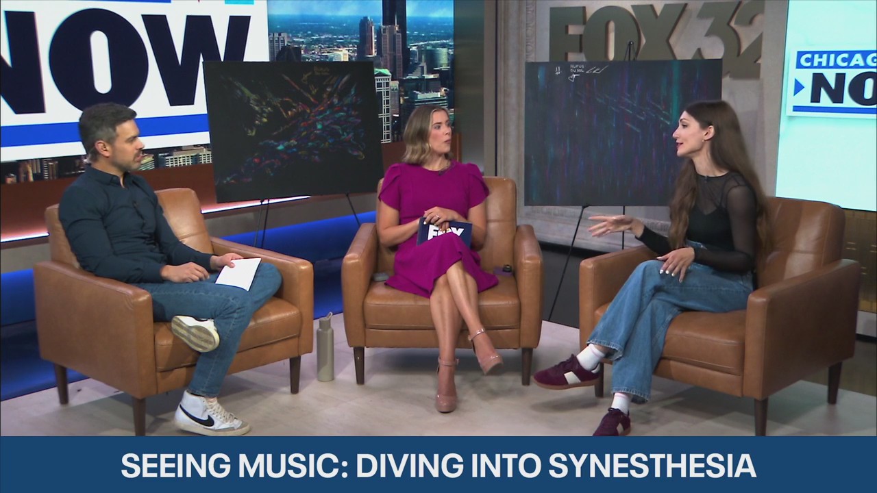 Visual artist Sarah Kraning paints the colors of music with synesthesia | ChicagoNOW