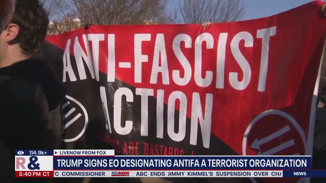 Antifa designated a ‘domestic terrorist organization’