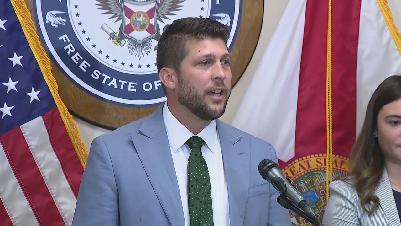 Florida AG news conference on women's sports
