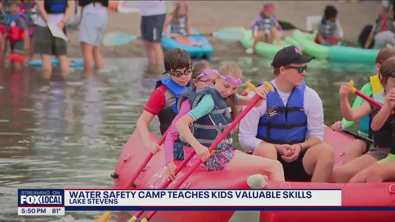 Lake Stevens' "Water Safety Camp" teaches kids valuable skills
