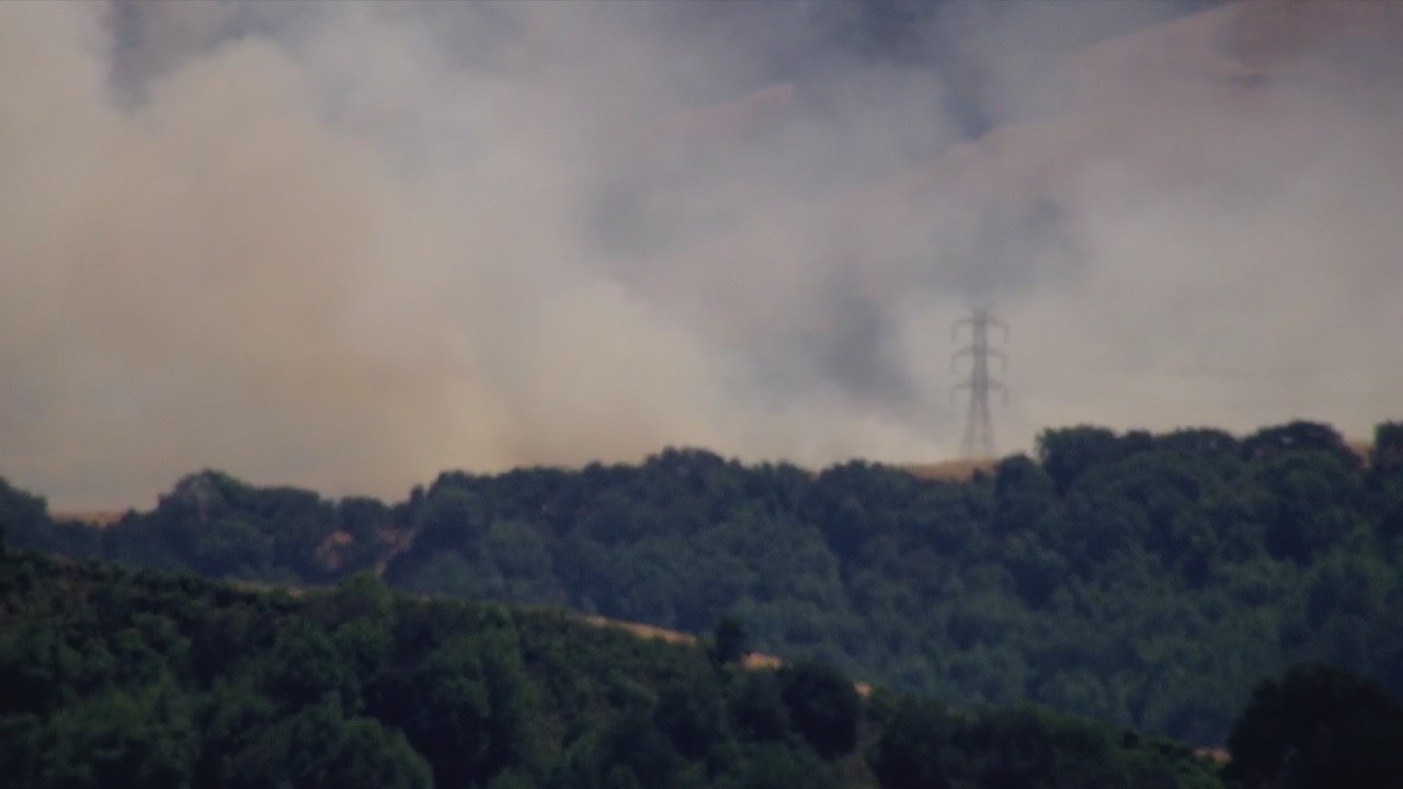 Forward progress stopped on Sunol Mission Fire