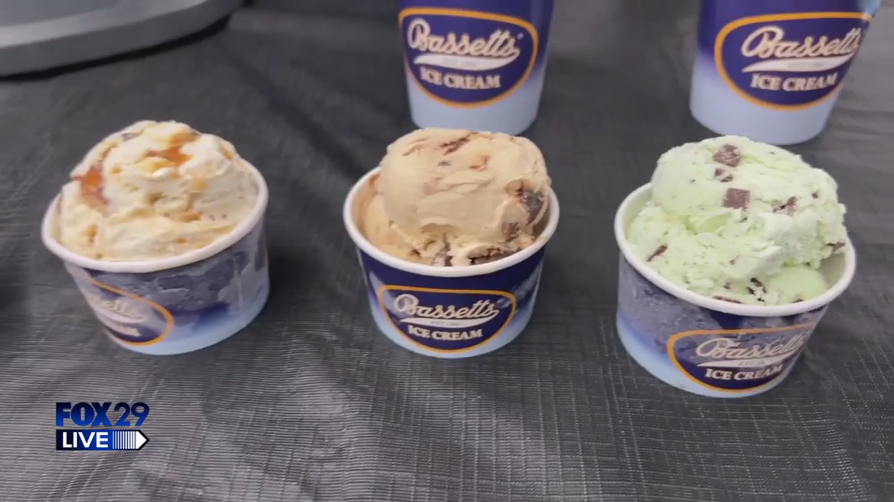FOX 29 LIVE: What's For Dinner? (Dessert Edition) - Bassetts Ice Cream