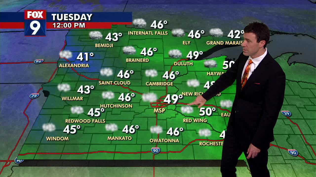 MN weather: Sporadic flurries, blustery Wednesday