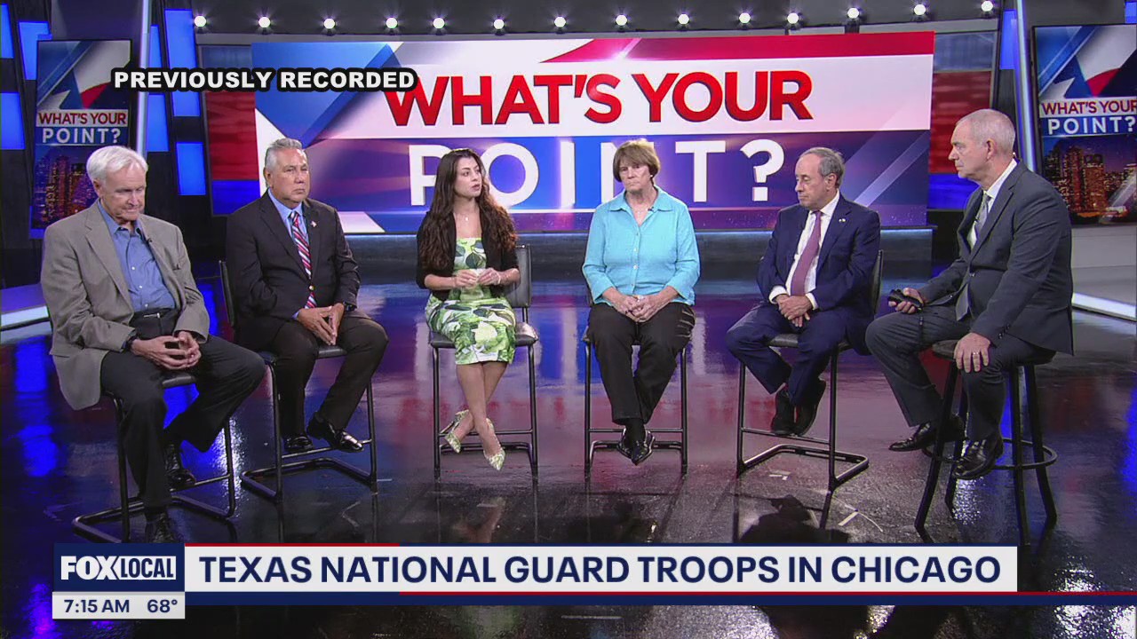 Texas National Guard troops in Chicago | What's Your Point?