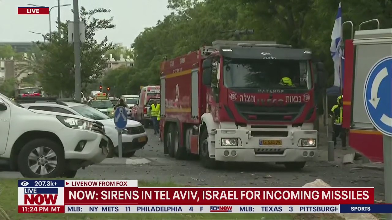 BREAKING: Sirens go off in Tel Aviv amid Iranian strikes