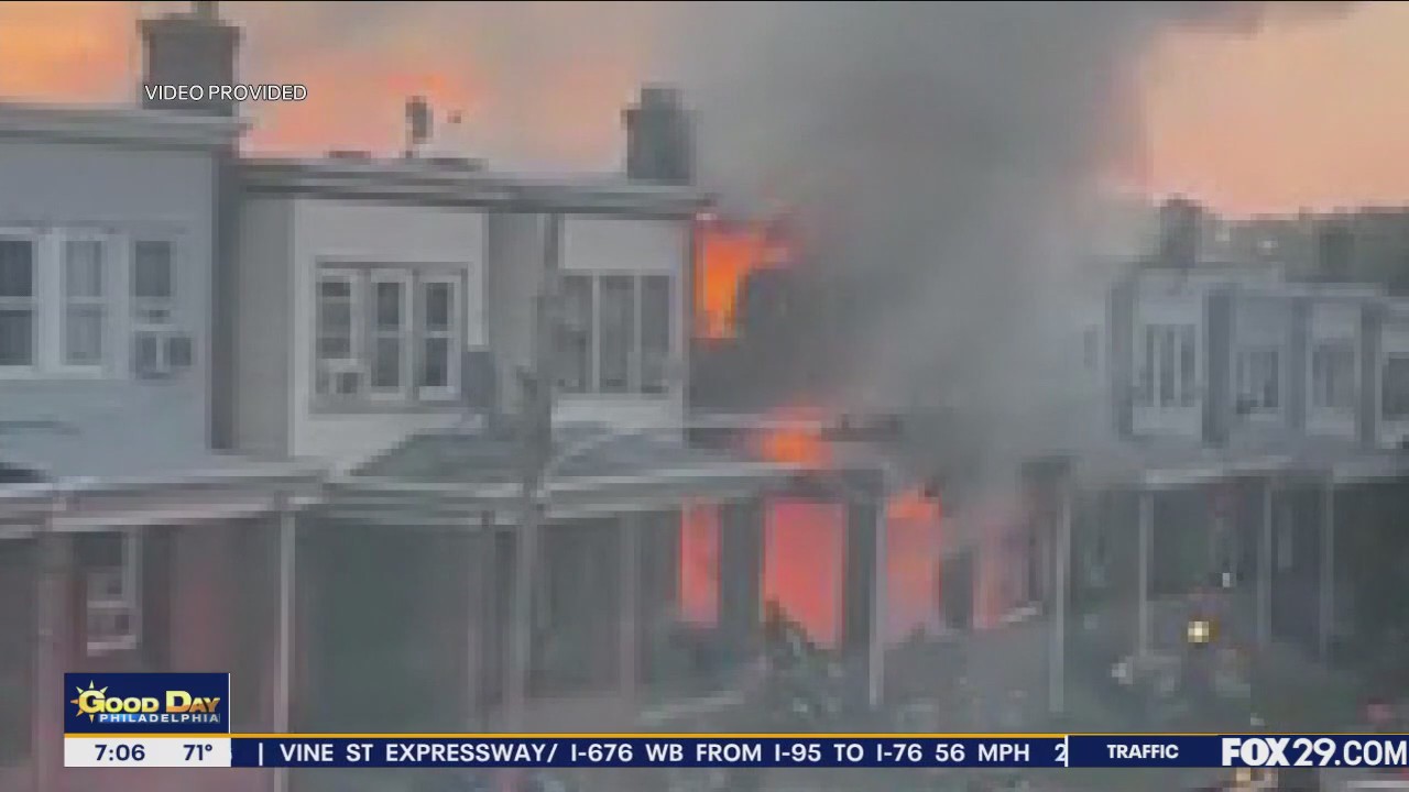 2 children critically hurt in Mayfair rowhome fire