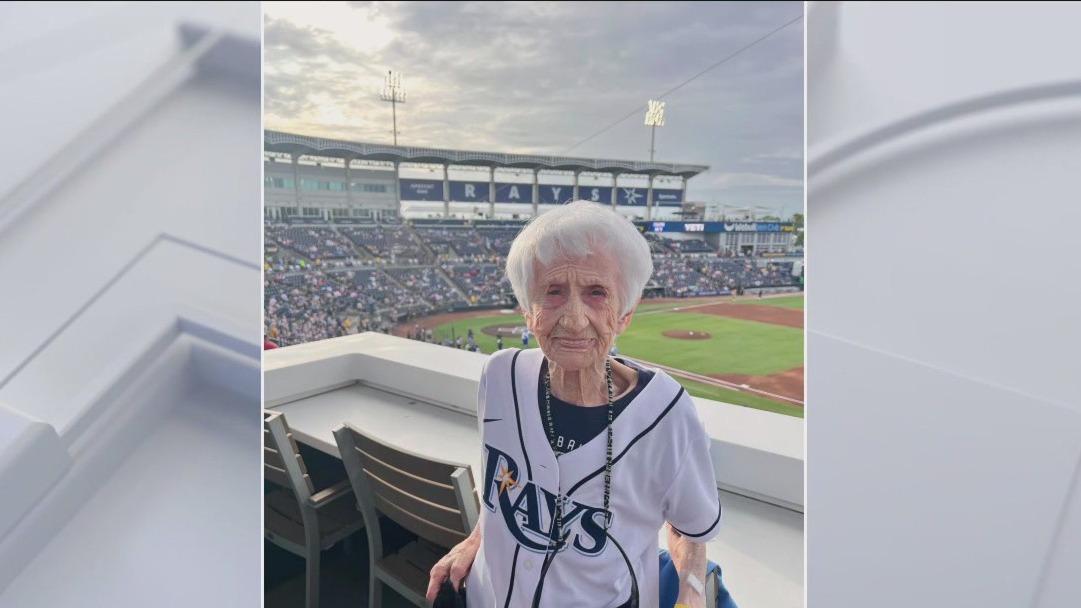 Rays surprise 100-year-old fan with tickets to a game