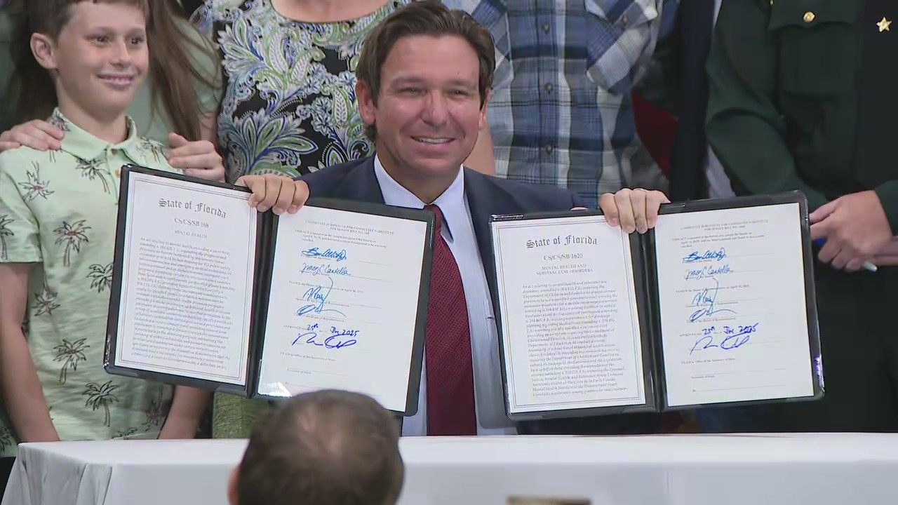 Gov. DeSantis signs bills in Tampa