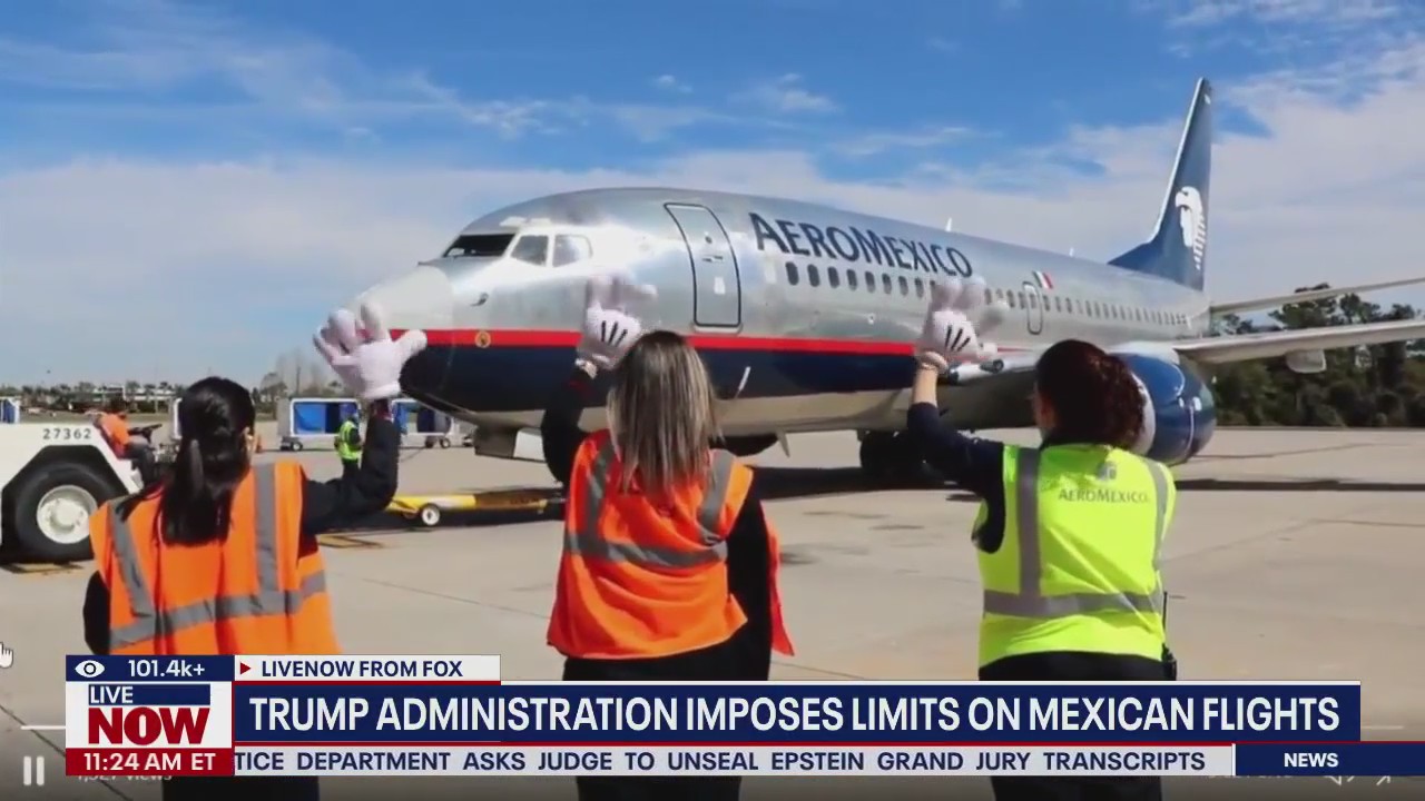 Trump Admin. impone límites en vuelos mexicanos