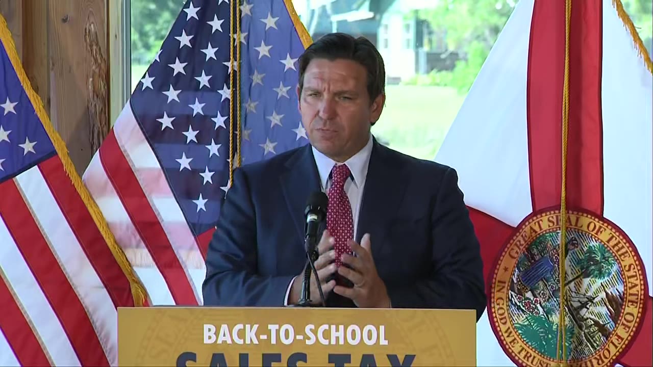 DeSantis announces Back-to-School Sales Tax holiday