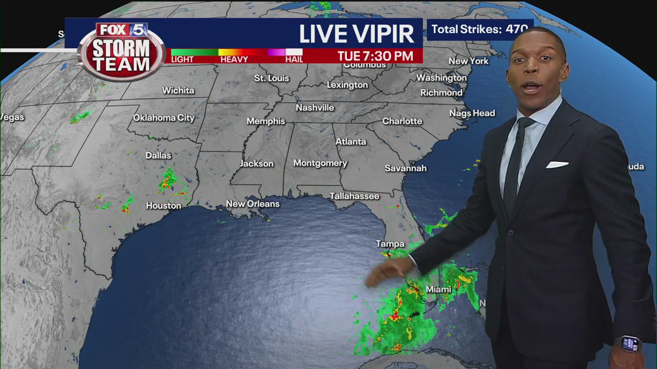 Tuesday night forecast