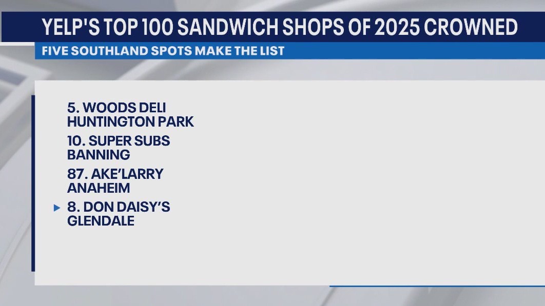 These are California's top sandwich shops, according to Yelp