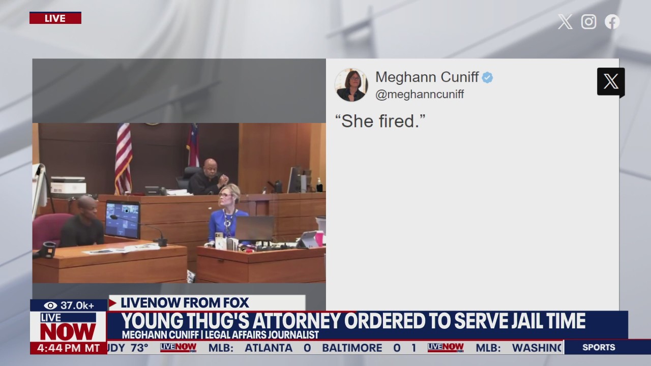 Young Thug's attorney ordered to serve jail time