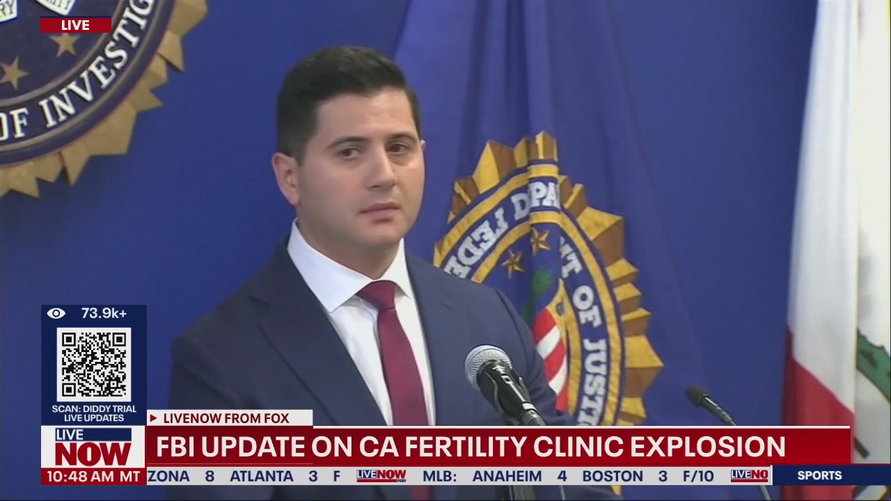 FBI provide update on CA fertility clinic explosion