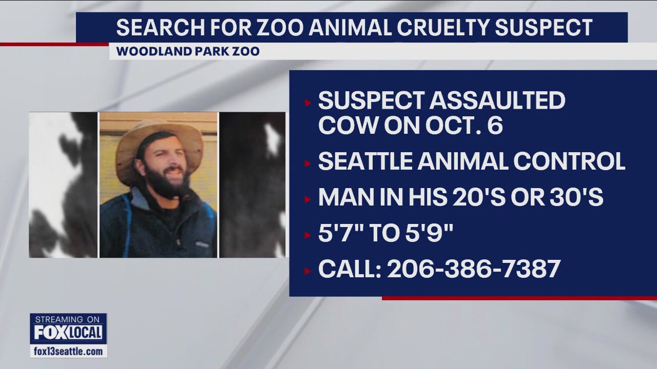 Woodland Park Zoo seeks ID of animal cruelty suspect