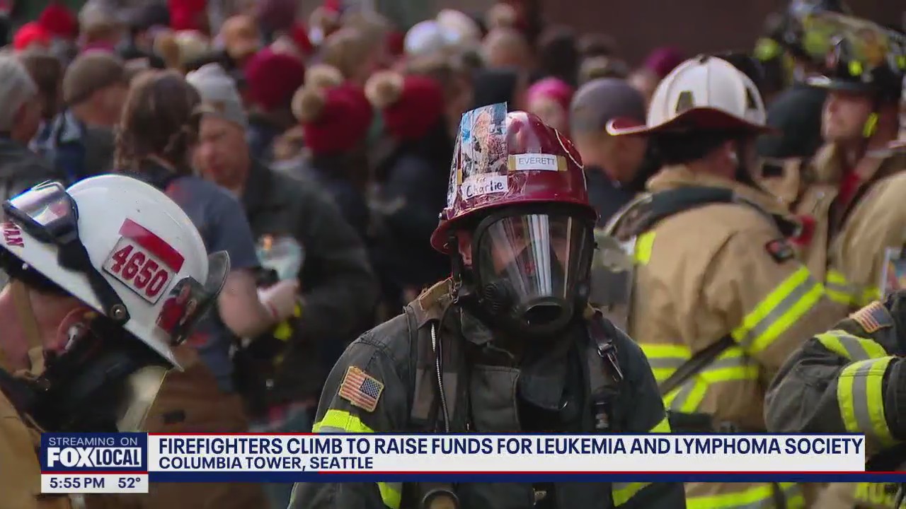Columbia tower firefighter stair climb raises money for cancer