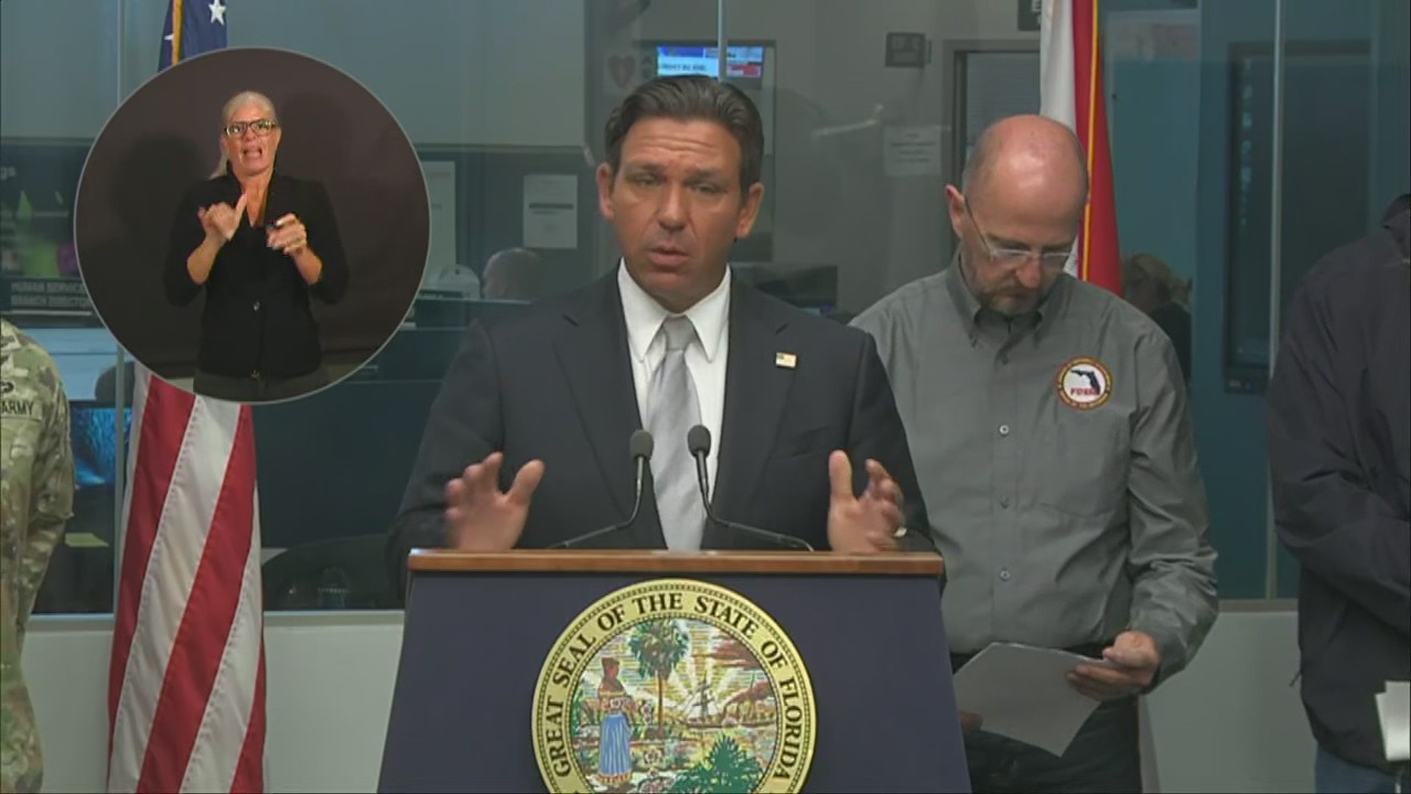 Governor DeSantis provides update on Hurricane Helene