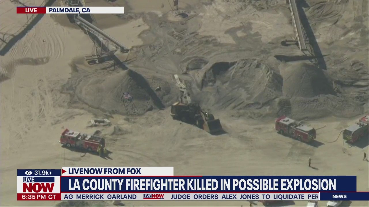 Firefighter killed in explosion