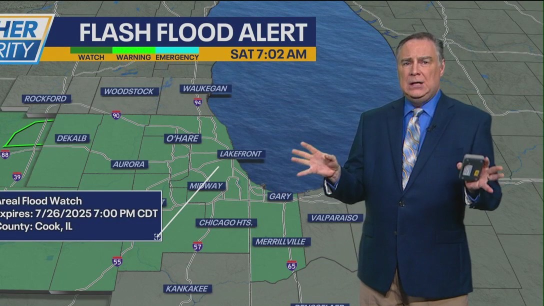 Weather in Chicago: The flood watch is still on the way