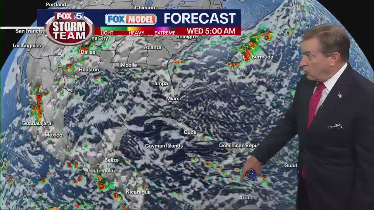 Monday afternoon weather forecast