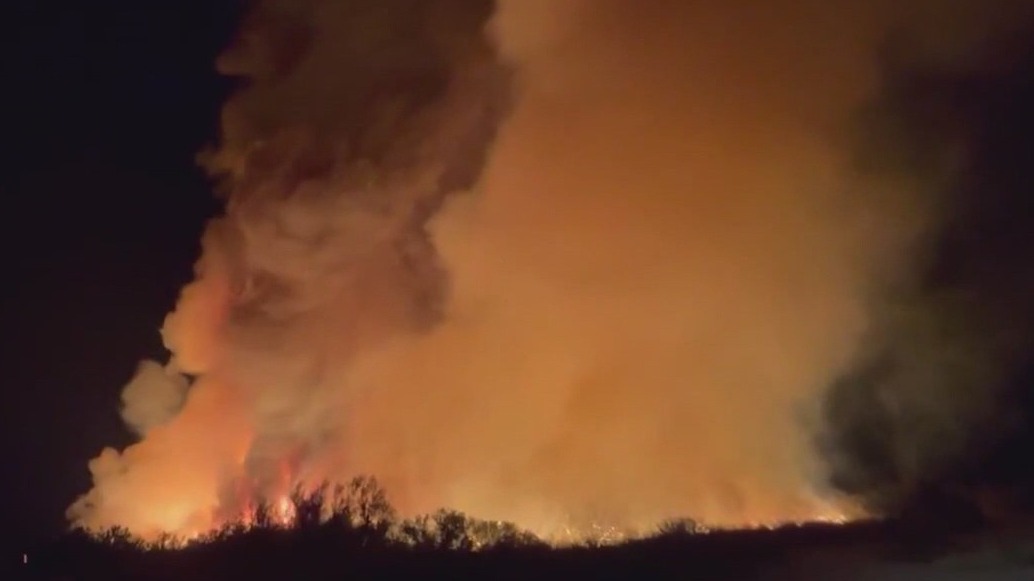 Bryce Fire burns in southeast Arizona