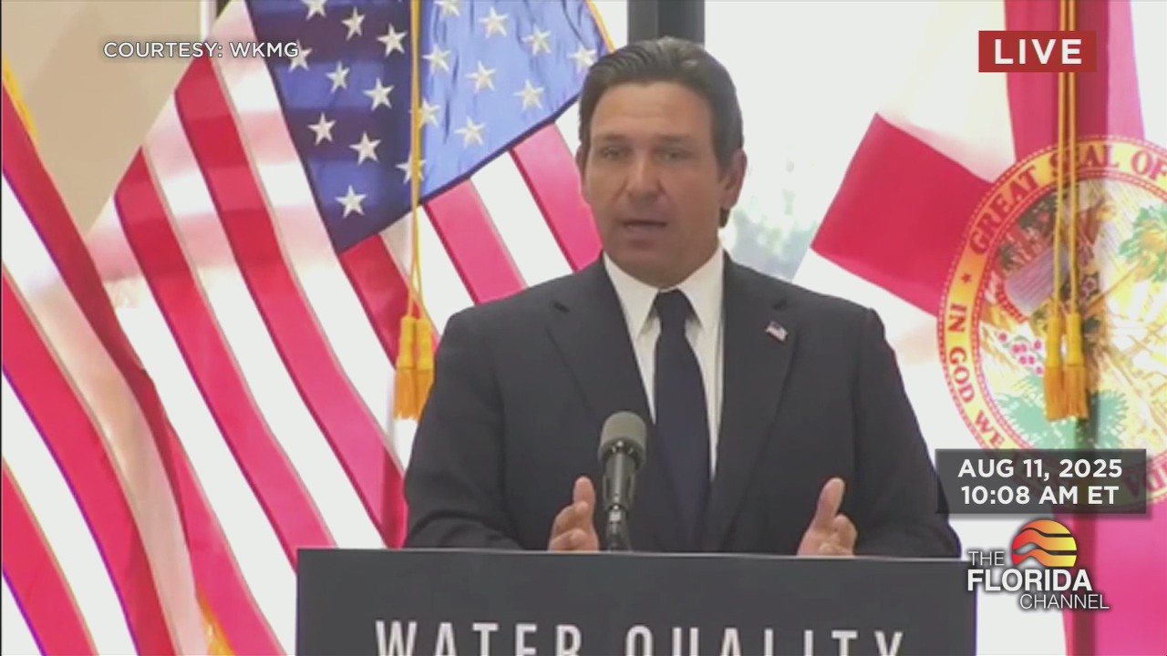 Gov. DeSantis praises water-improvement projects