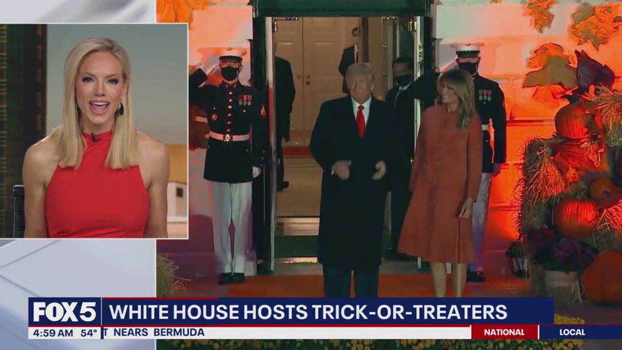 Trump hosts White House Halloween celebration