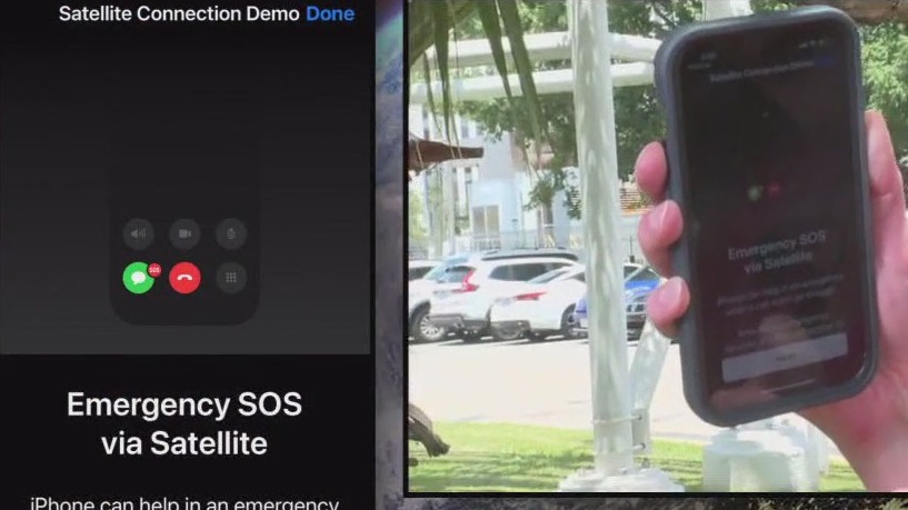 Satellite cell service during disasters