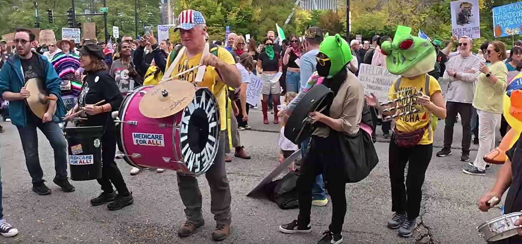 'No Kings' protest in Chicago