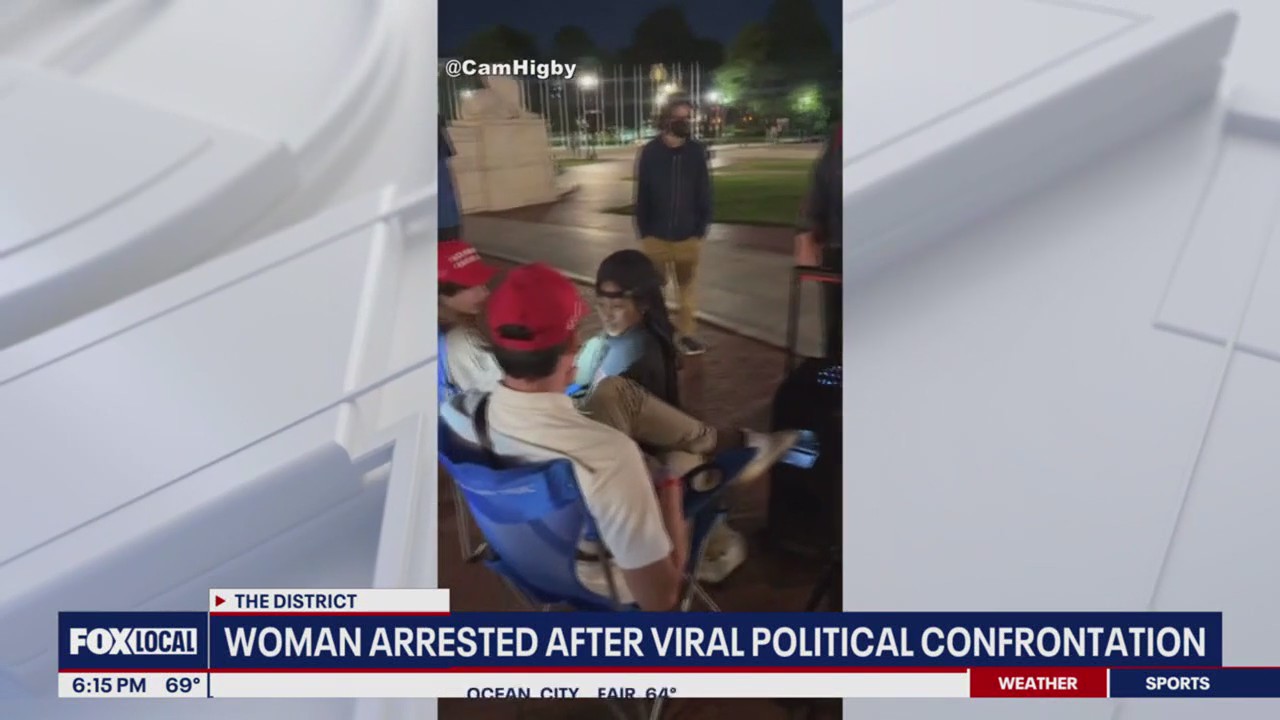 Woman arrested after viral confrontation with MAGA 'influencer'