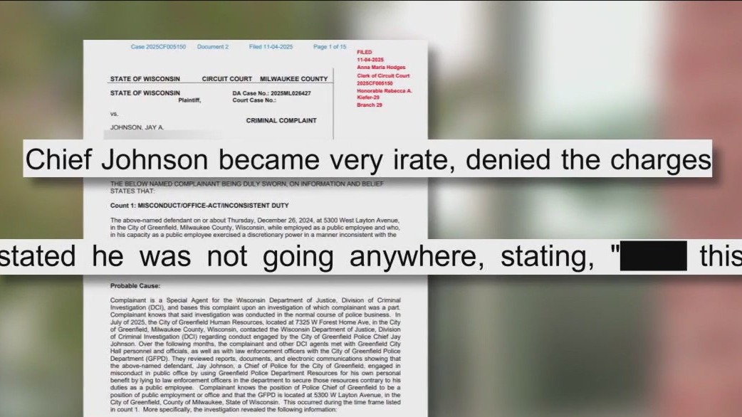 Greenfield police chief accused of misconduct