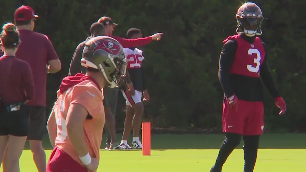 Baker Mayfield at Bucs Mini Camp
