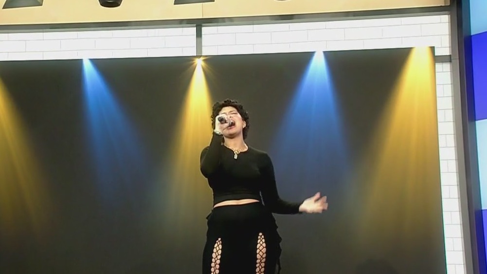 Aiyana-Lee performs her new single 'Highest 2 Lowest' for GDNY