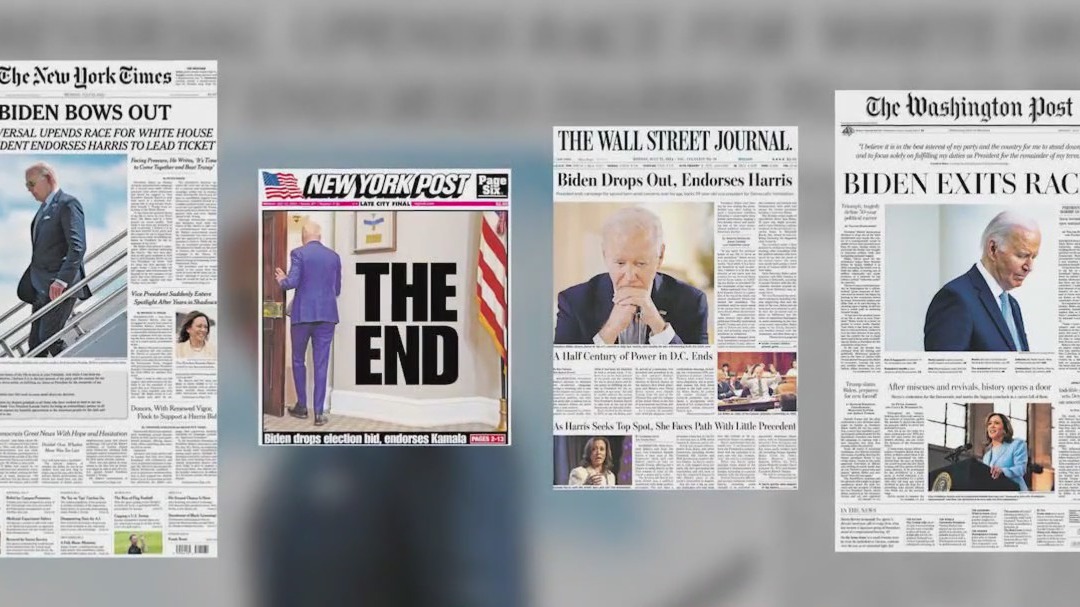 Biden ends reelection bid, endorses Kamala Harris