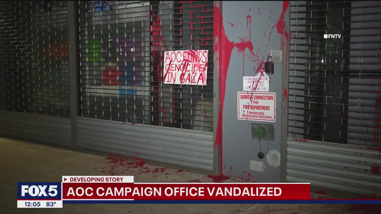 AOC campaign office vandalized