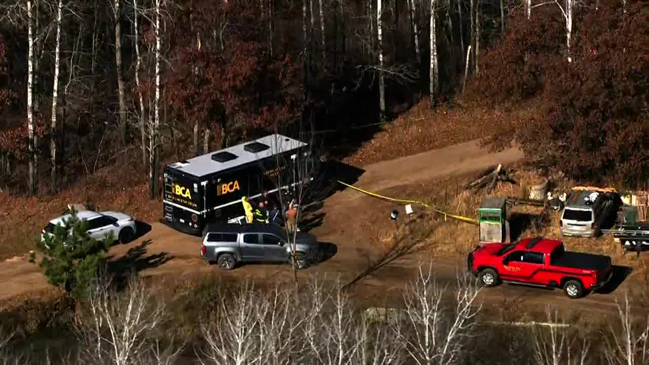 Crow Wing County Amber Alert: Aerials from the scene