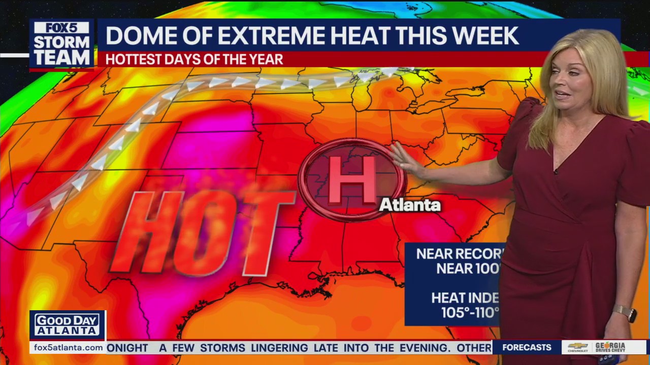Dome of extreme heat this week