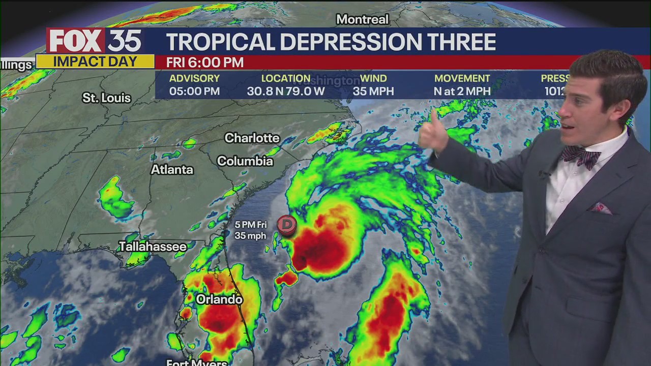 Tropics update: Tropical Depression 3 forms