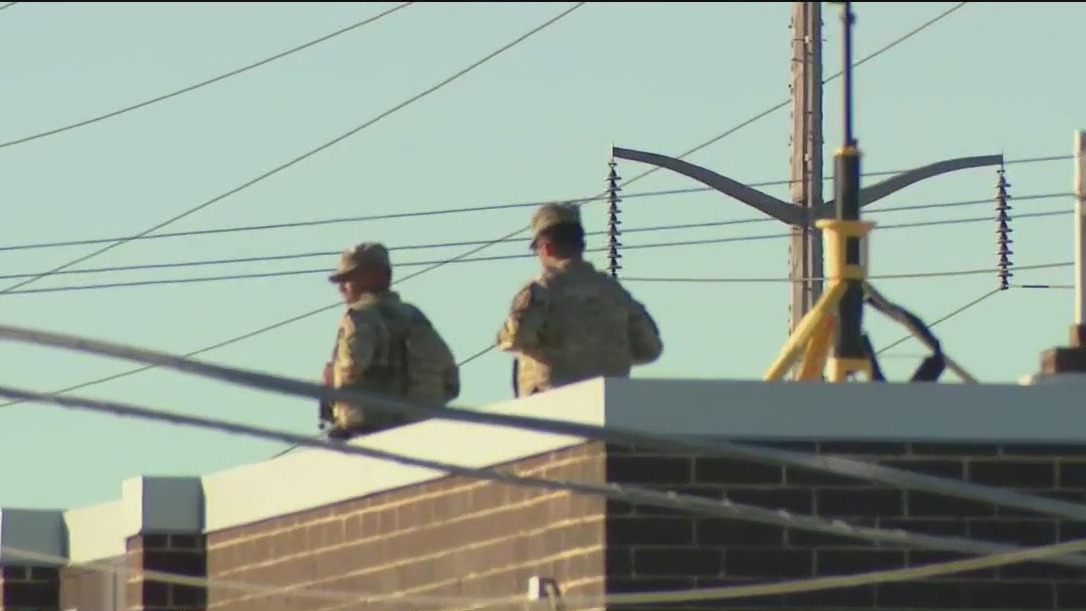 National Guard troops arrive at Broadview ICE facility
