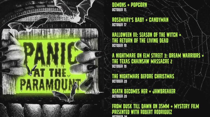 Panic at The Paramount features scary films