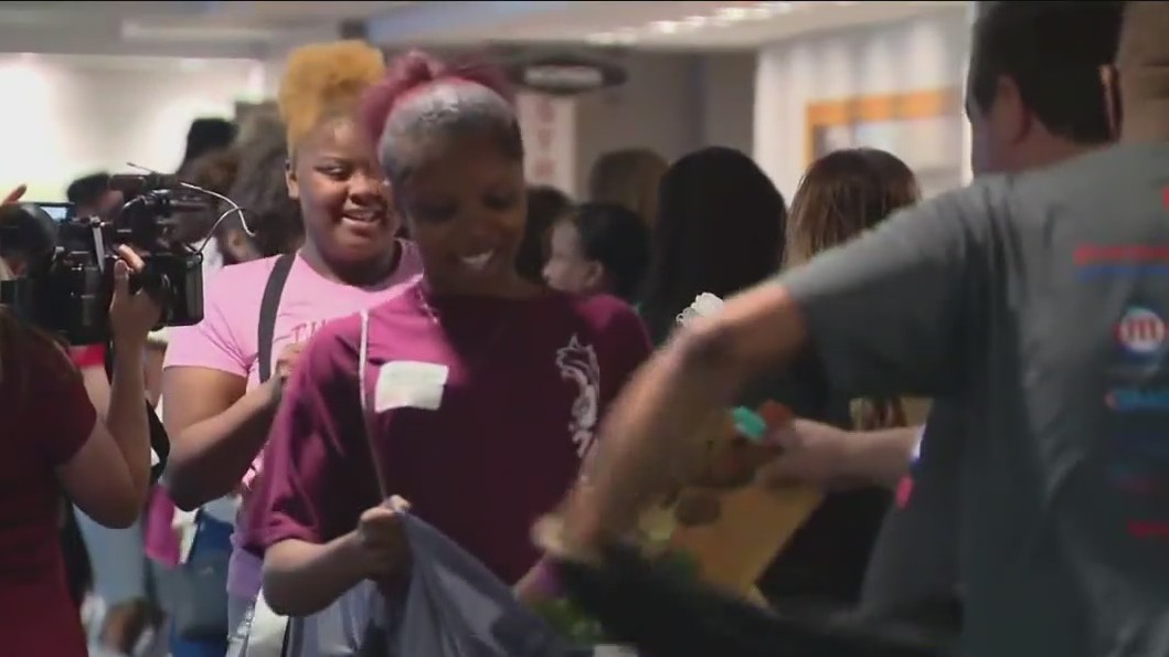 CHA hosts largest 'Take Flight' Trunk Party, equipping 200 students for college