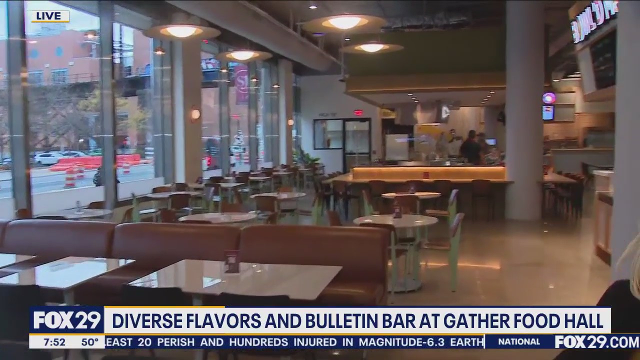 Gather Food Hall & Bar Now Open in Schuylkill Yards