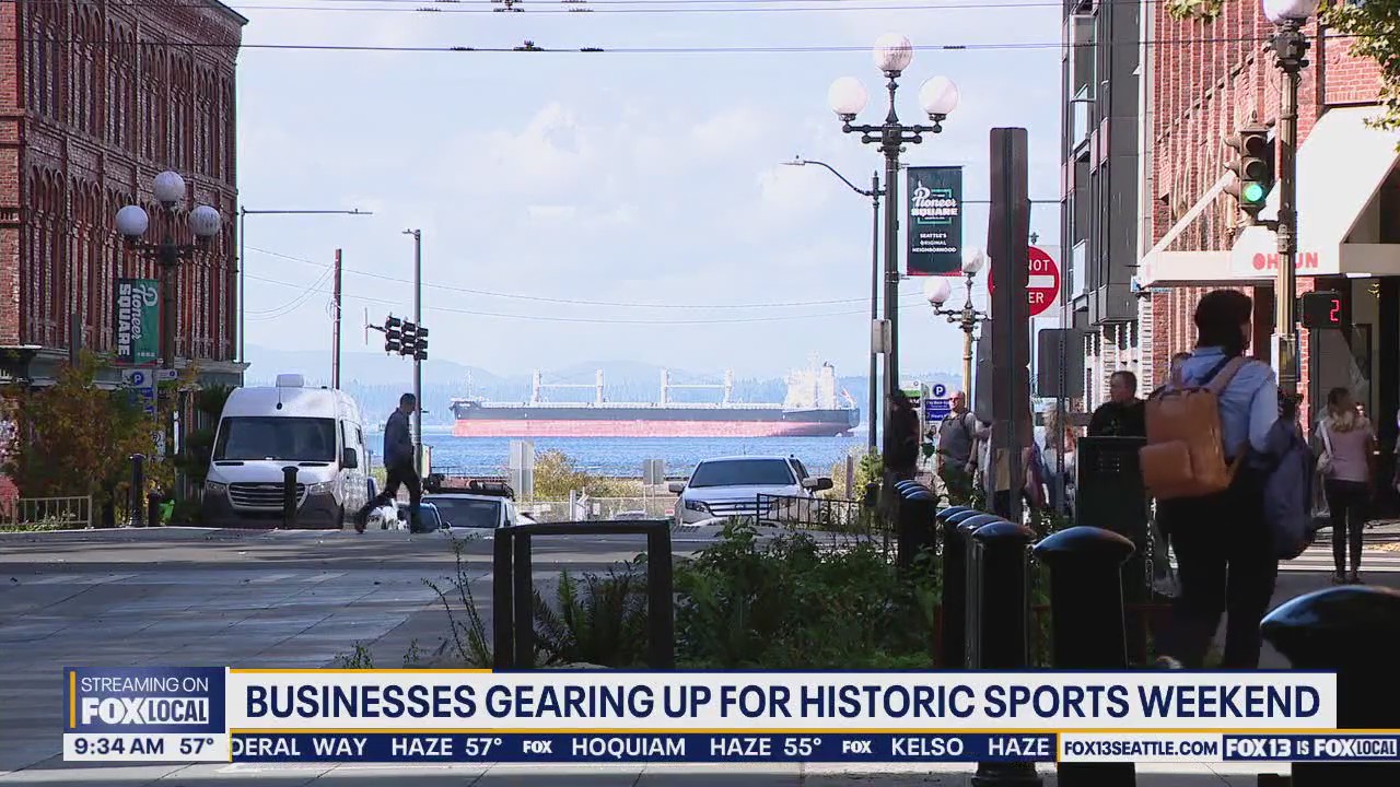 Seattle businesses prepare for massive sports weekend