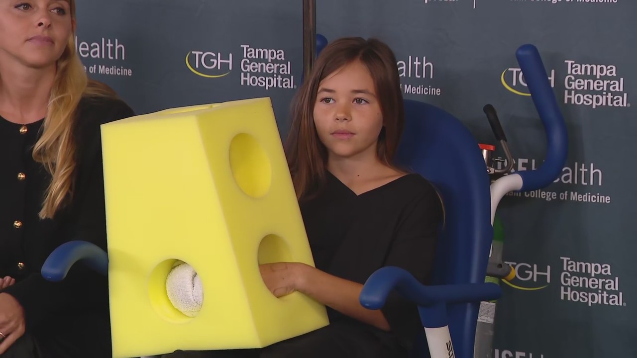 TGH news conference on shark bite recovery